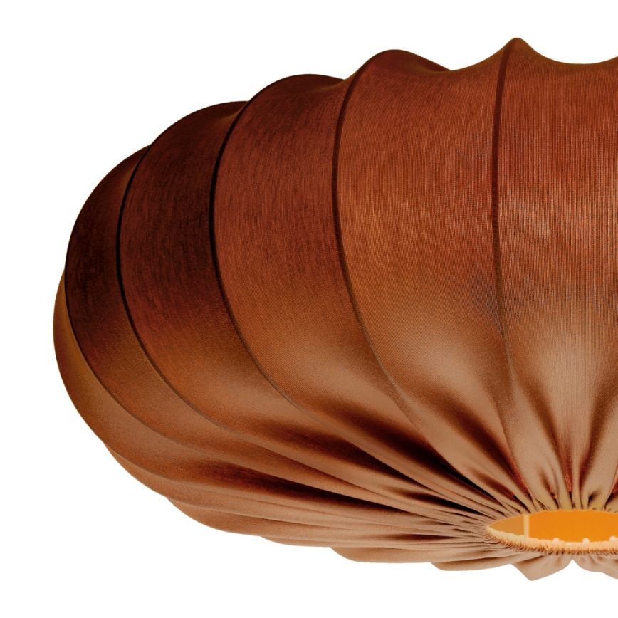 Suspension sur câble CAFEE 1xE27/40W/230V Ø 66 cm marron