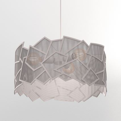 Suspension sur câble CAMO 3xE27/15W/230V beige
