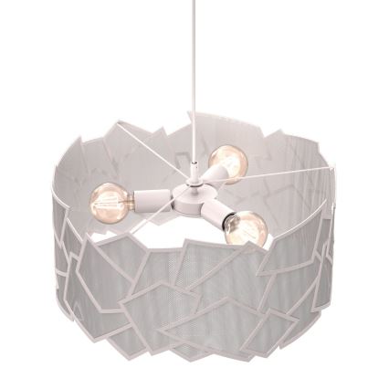 Suspension sur câble CAMO 3xE27/15W/230V beige