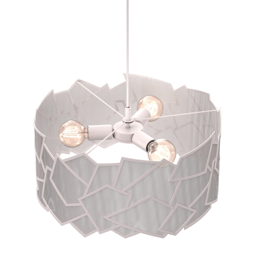 Suspension sur câble CAMO 3xE27/15W/230V beige