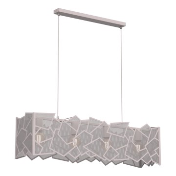 Suspension sur câble CAMO 4xE27/15W/230V beige