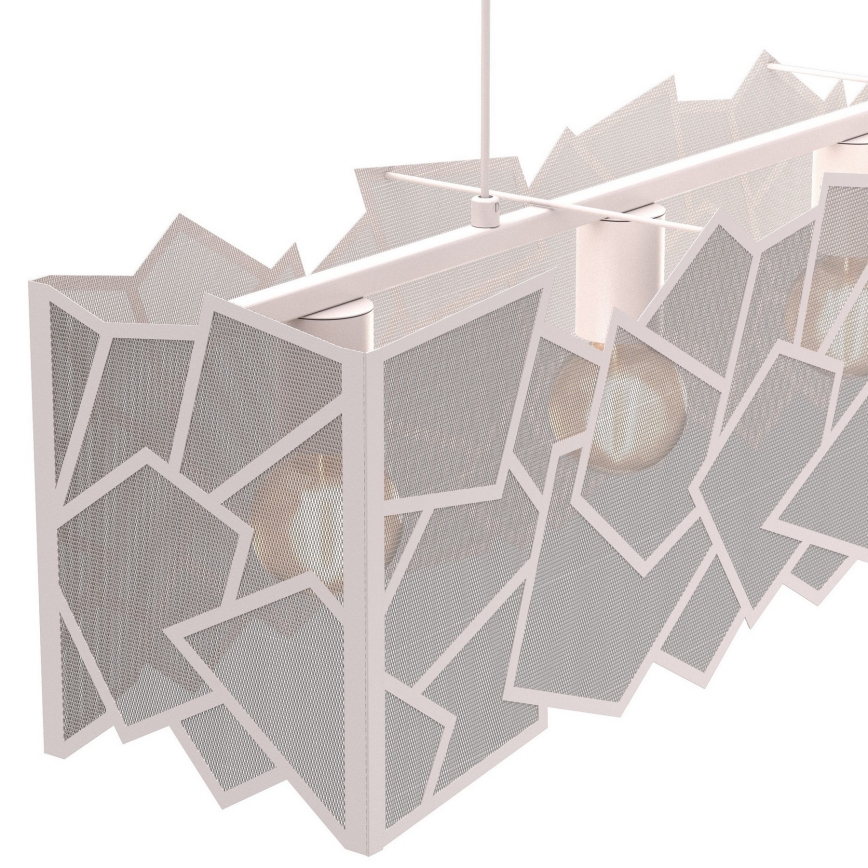 Suspension sur câble CAMO 5xE27/15W/230V beige