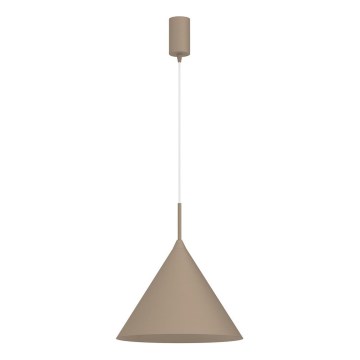 Suspension sur câble CAPITAL 1xGX53/15W/230V diam. 32 cm beige