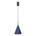 Suspension sur câble CAPITAL 1xGX53/15W/230V Ø 17 cm bleue