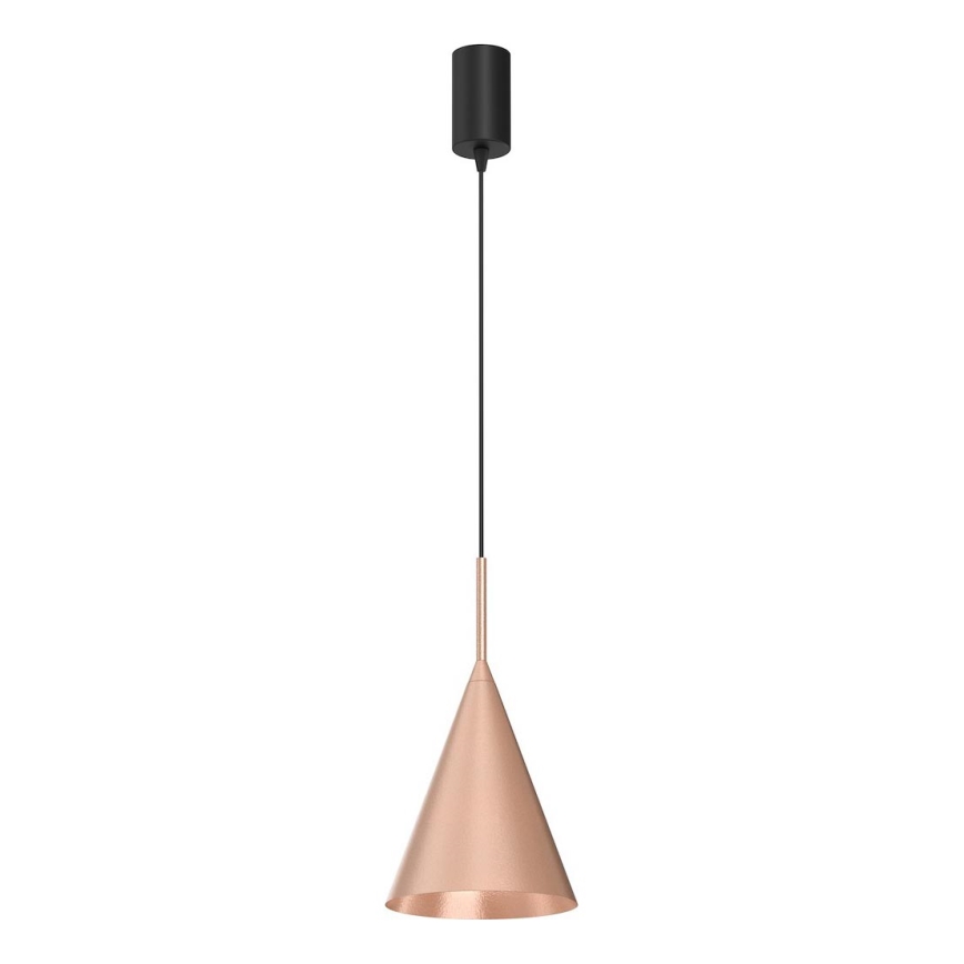 Suspension sur câble CAPITAL 1xGX53/15W/230V Ø 17 cm or rose
