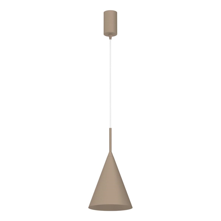 Suspension sur câble CAPITAL 1xGX53/15W/230V Ø 17 cm taupe