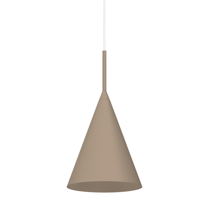 Suspension sur câble CAPITAL 1xGX53/15W/230V Ø 17 cm taupe