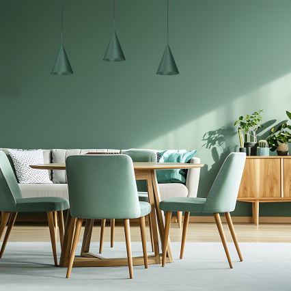 Suspension sur câble CAPITAL, 1xGX53/15W/230V, Ø 17 cm, vert