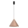 Suspension sur câble CAPITAL 1xGX53/15W/230V, Ø 32 cm, finition or rose