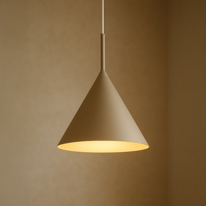 Suspension sur câble CAPITAL, 1xGX53/15W/230V, Ø 32 cm, taupe