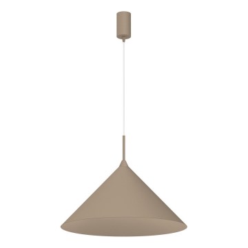 Suspension sur câble CAPITAL 1xGX53/15W/230V Ø 46 cm beige