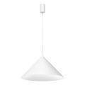 Suspension sur câble CAPITAL 1xGX53/15W/230V Ø 46 cm blanc