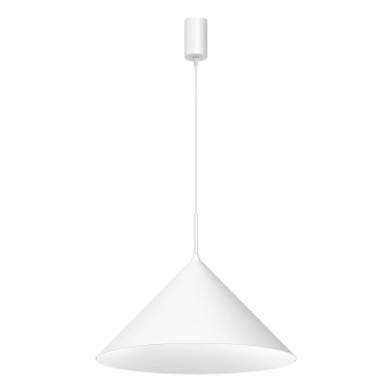 Suspension sur câble CAPITAL 1xGX53/15W/230V Ø 46 cm blanc