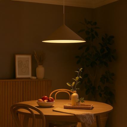 Suspension sur câble CAPITAL 1xGX53/15W/230V Ø 60 cm beige