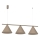 Suspension sur câble CAPITAL 3xGX53/15W/230V beige