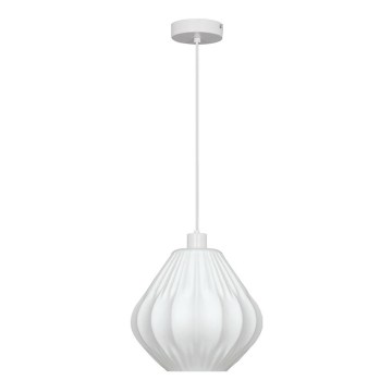 Suspension sur câble CARSON 1xE27/40W/230V blanche