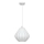 Suspension sur câble CARSON 1xE27/40W/230V blanche