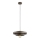 Suspension sur câble CEROTI 1xE27/15W/230V marron