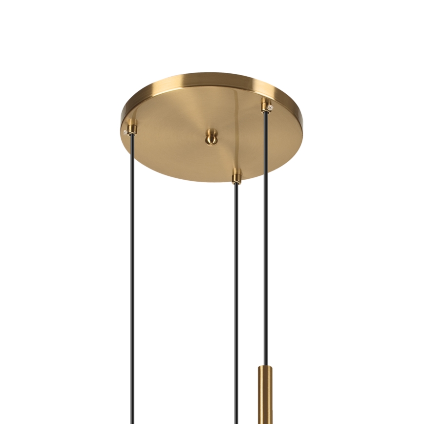 Suspension sur câble CHITA 3xG9/5W/230V dorée