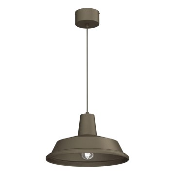 Suspension sur câble CLASS 1xE27/15W/230V bronze