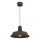 Suspension sur câble CLASS 1xE27/15W/230V marron