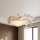 Suspension sur câble CLOUDY 1xE27/40W/230V blanche