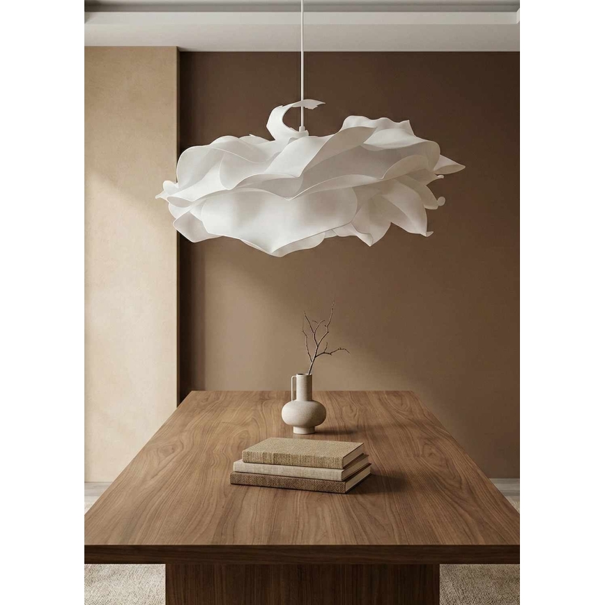 Suspension sur câble CLOUDY 1xE27/40W/230V blanche