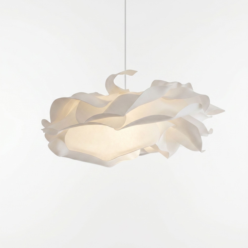 Suspension sur câble CLOUDY 1xE27/40W/230V blanche