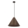 Suspension sur câble CONO 1xE27/40W/230V, placage en acajou