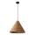 Suspension sur câble CONO 1xE27/40W/230V placage en chêne