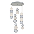 Suspension sur câble CREMONA LED/34W/230V 3000K chrome mat