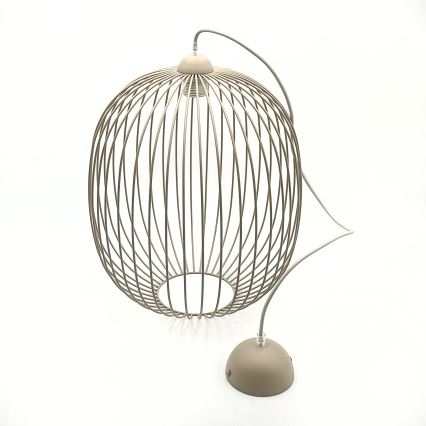 Suspension sur câble DESTELLO 1xE27/15W/230V Ø 33 cm beige