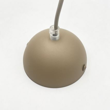 Suspension sur câble DESTELLO 1xE27/15W/230V Ø 33 cm beige