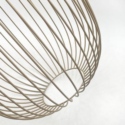 Suspension sur câble DESTELLO 1xE27/15W/230V Ø 33 cm beige