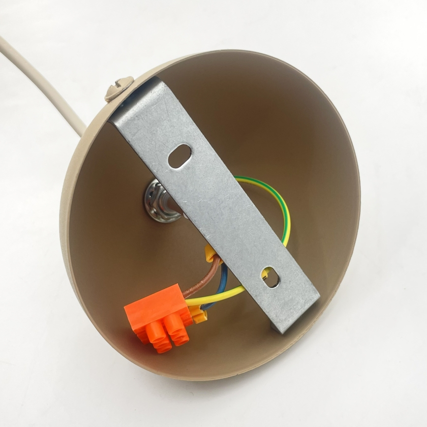 Suspension sur câble DESTELLO 1xE27/15W/230V Ø 33 cm beige