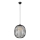 Suspension sur câble DESTELLO 1xE27/15W/230V, Ø 33 cm, noire