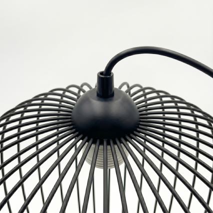 Suspension sur câble DESTELLO 1xE27/15W/230V, Ø 33 cm, noire