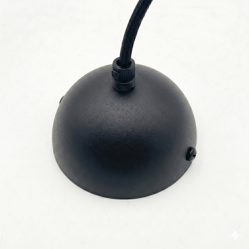 Suspension sur câble DESTELLO 1xE27/15W/230V, Ø 33 cm, noire