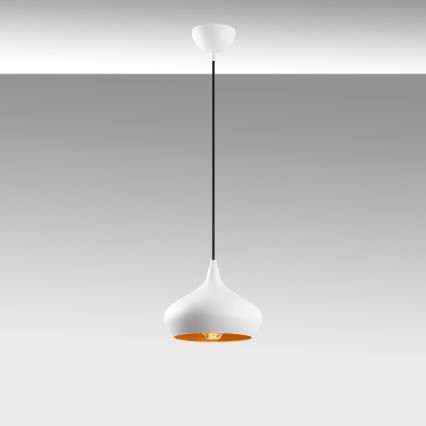 Suspension sur câble DODO 1xE27/40W/230V blanche