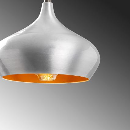 Suspension sur câble DODO 1xE27/40W/230V chrome mat
