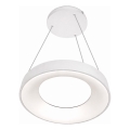 Suspension sur câble DRAX LED/32W/230V 4000K Ø 38 cm blanc