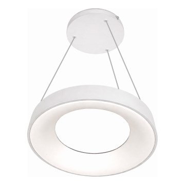 Suspension sur câble DRAX LED/32W/230V 4000K Ø 38 cm blanc