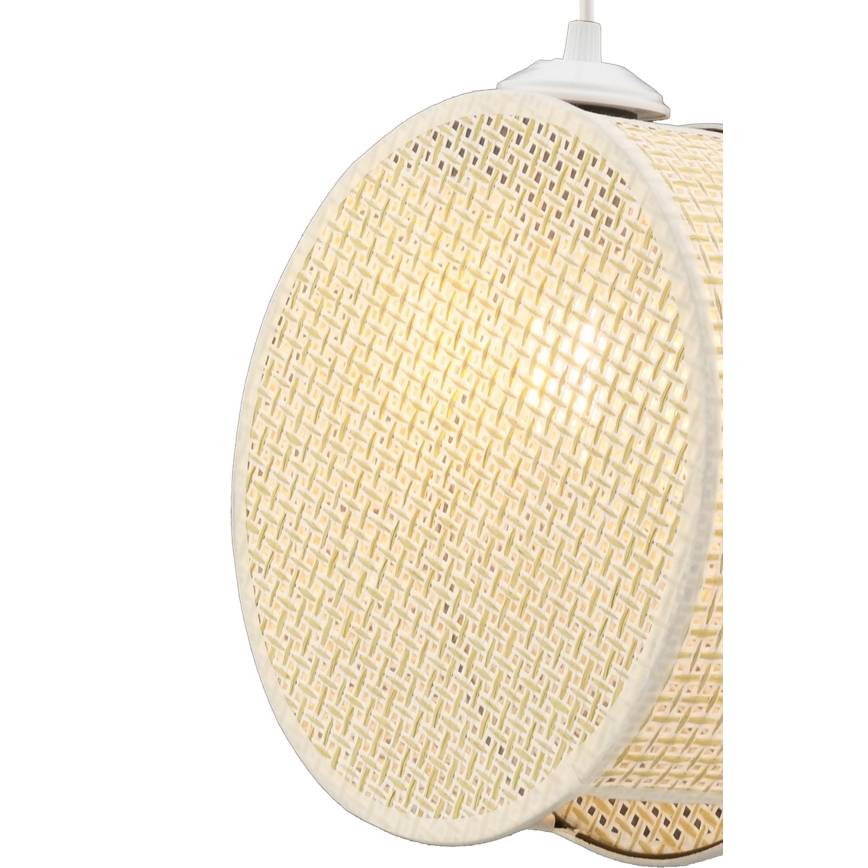 Suspension sur câble DRUM 1xE27/60W/230V crème