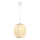 Suspension sur câble DRUM 1xE27/60W/230V crème