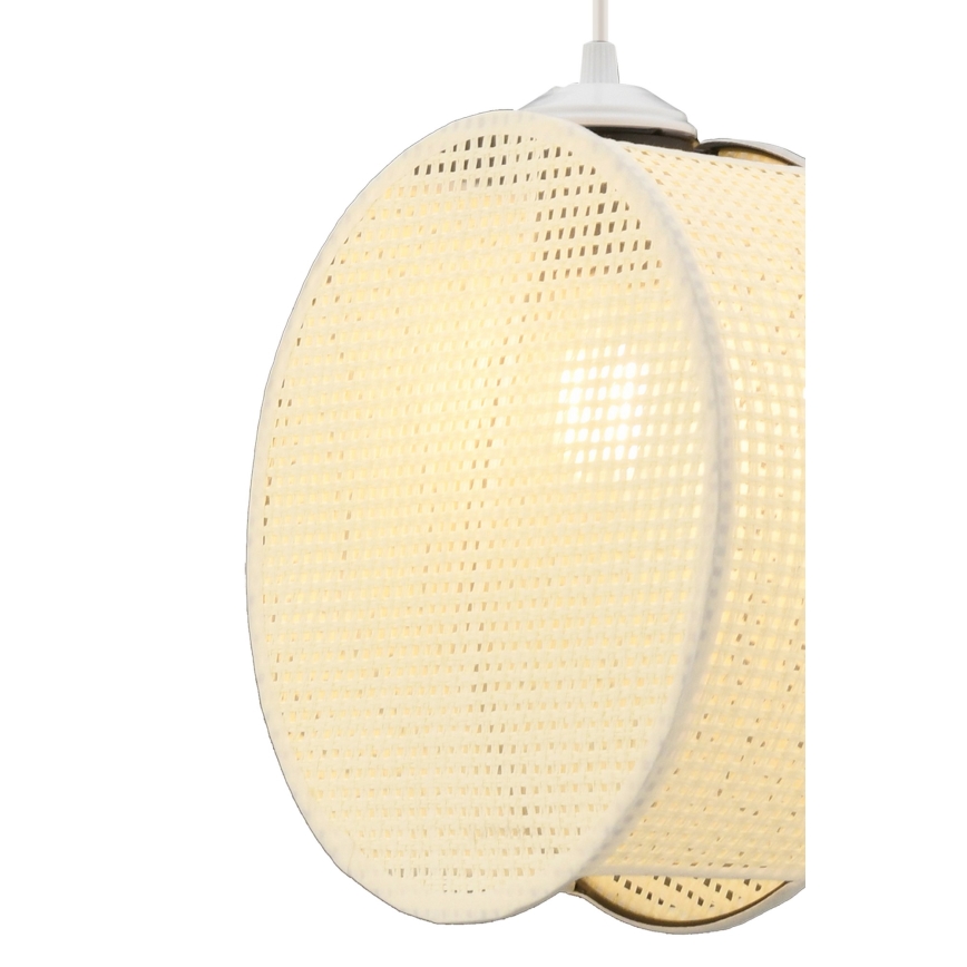 Suspension sur câble DRUM 1xE27/60W/230V crème