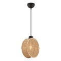Suspension sur câble DRUM 1xE27/60W/230V marron