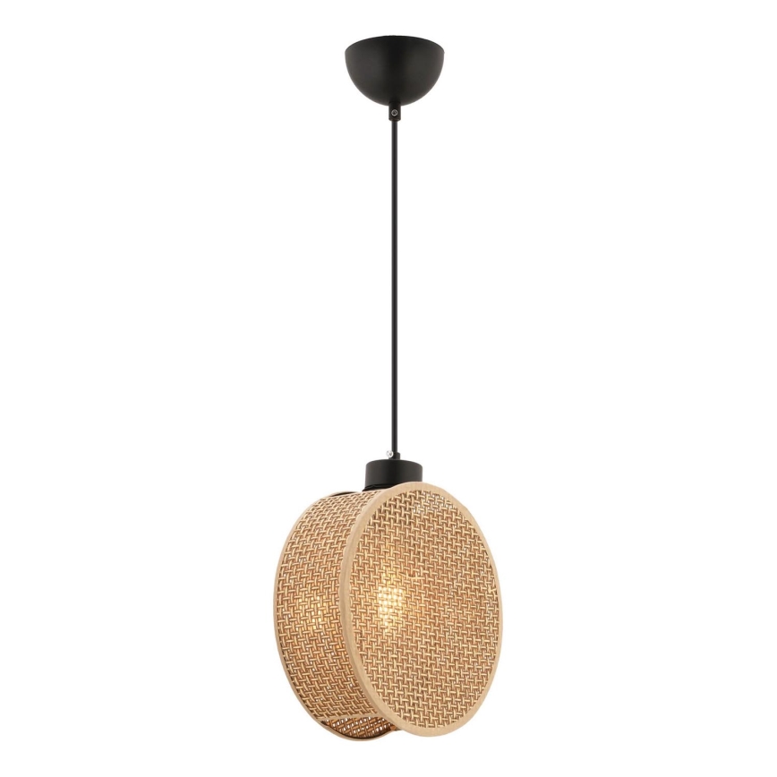 Suspension sur câble DRUM 1xE27/60W/230V marron