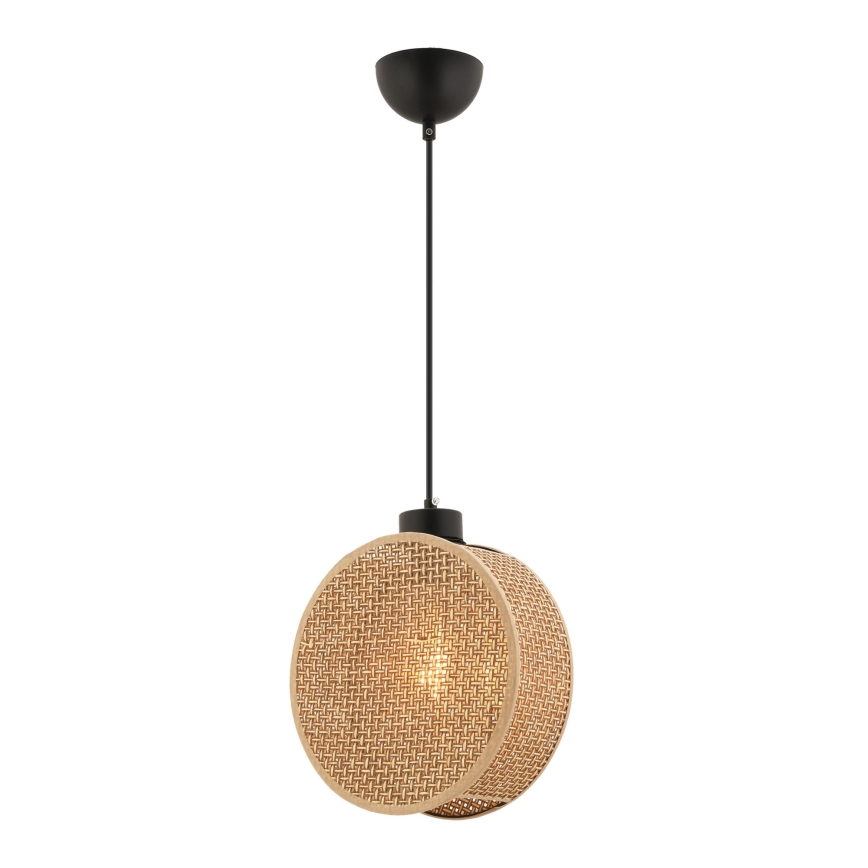 Suspension sur câble DRUM 1xE27/60W/230V marron