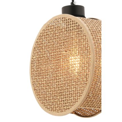 Suspension sur câble DRUM 1xE27/60W/230V marron