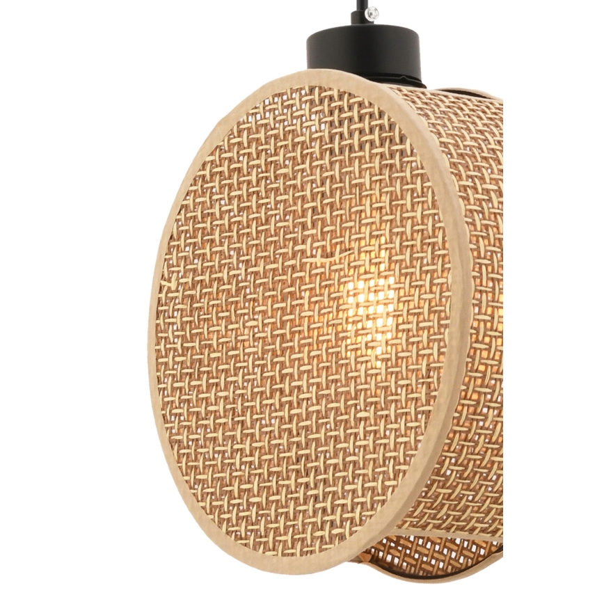 Suspension sur câble DRUM 1xE27/60W/230V marron